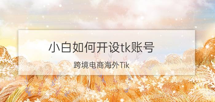 小白如何开设tk账号 跨境电商海外Tik Tok变现套路是不是骗人的？